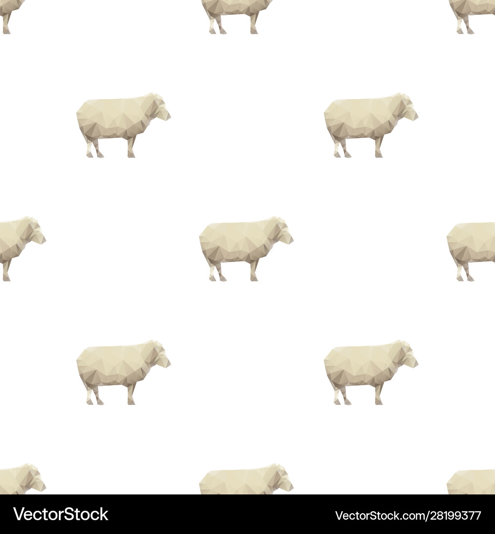 Sheep triangle shape pattern backgrounds Sheep triangle shape pattern backgrounds vector image