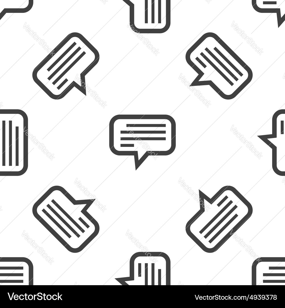 Text message pattern vector image