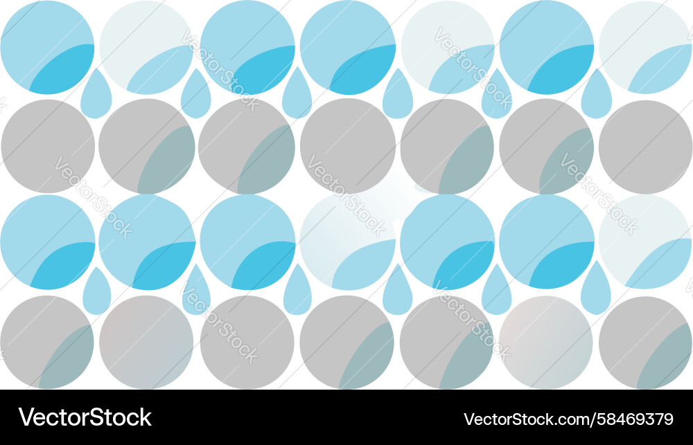 Geometric bubble grid pattern background design Vector Image