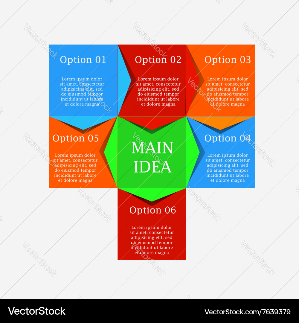 Process chart module vector image