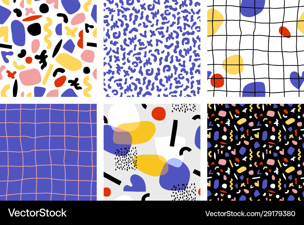 Geometric Modern Patterns vector image
