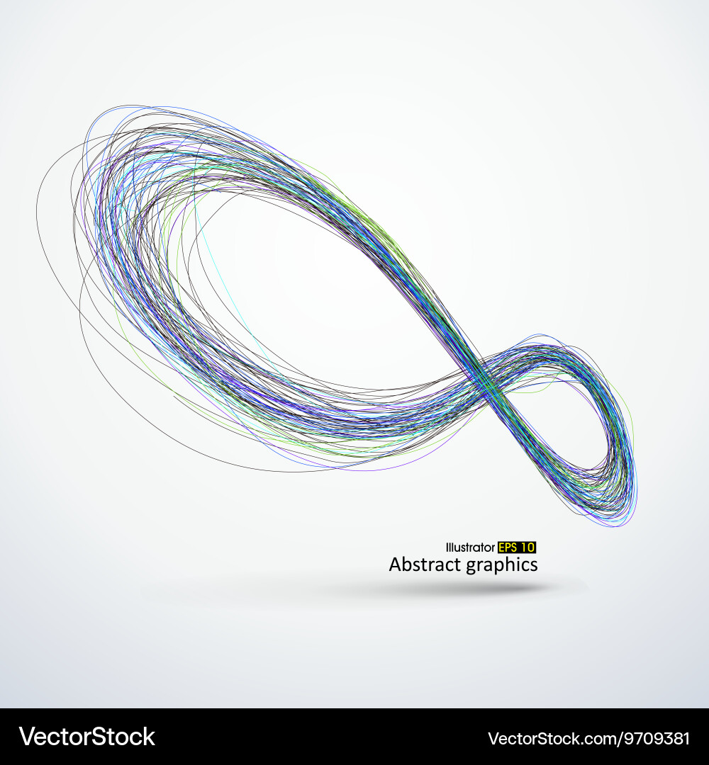 Dynamic Infinity Loop Illustration vector image