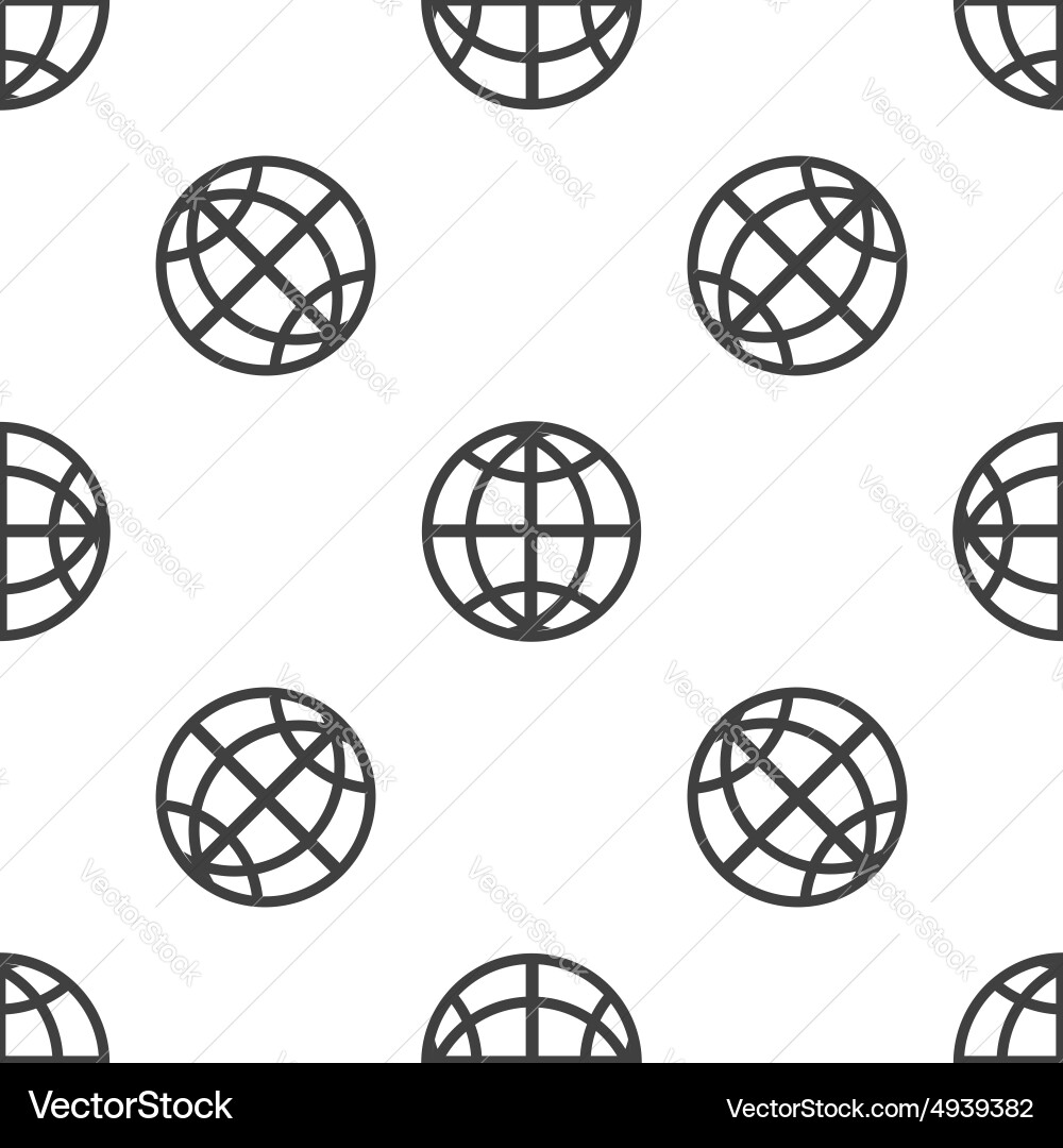 Globe pattern Vector Image