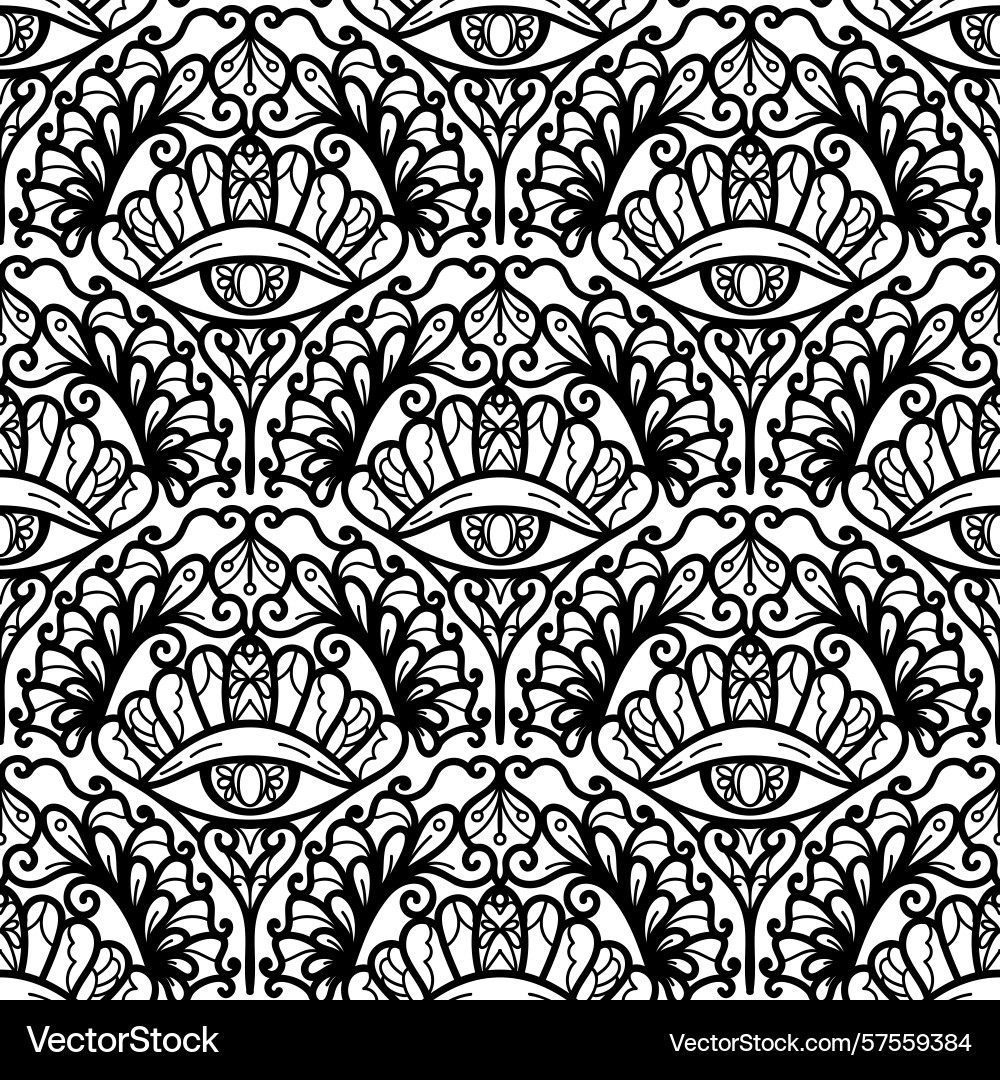 2507007 line scribble repeat scallop pattern 2507007 line scribble repeat scallop pattern Vector Image