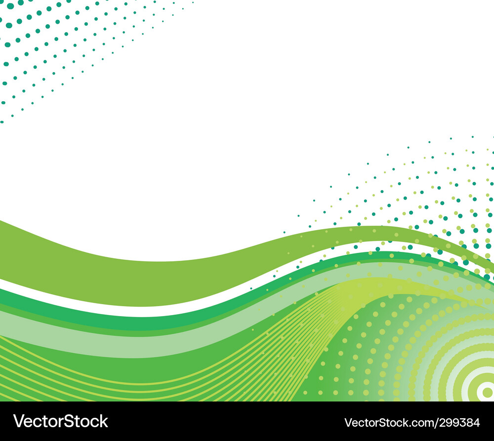 Abstract background with waves Vector Image