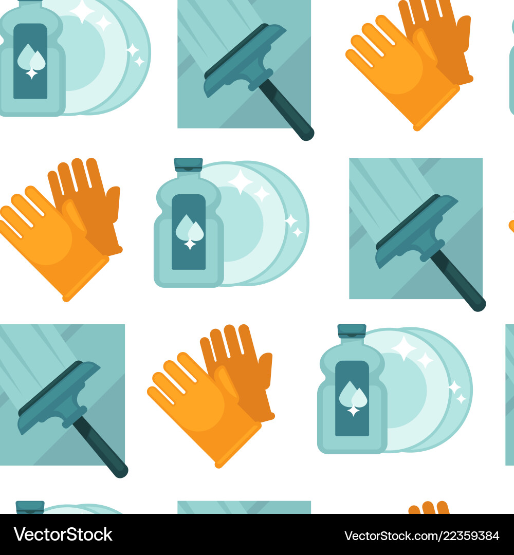 Cleaning service tools and instruments seamless Cleaning service tools and instruments seamless vector image