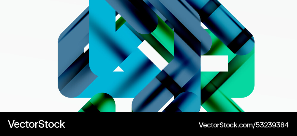 Dynamic colorful lines minimal abstract background vector image