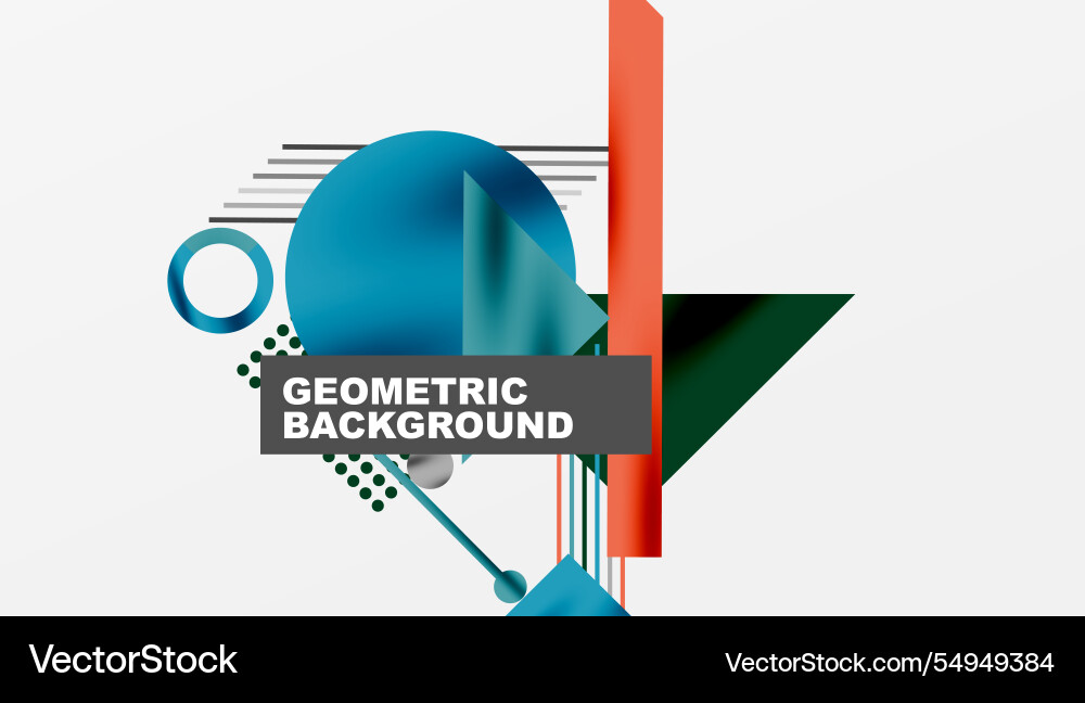 Geometric background showcasing sharp lines vector image