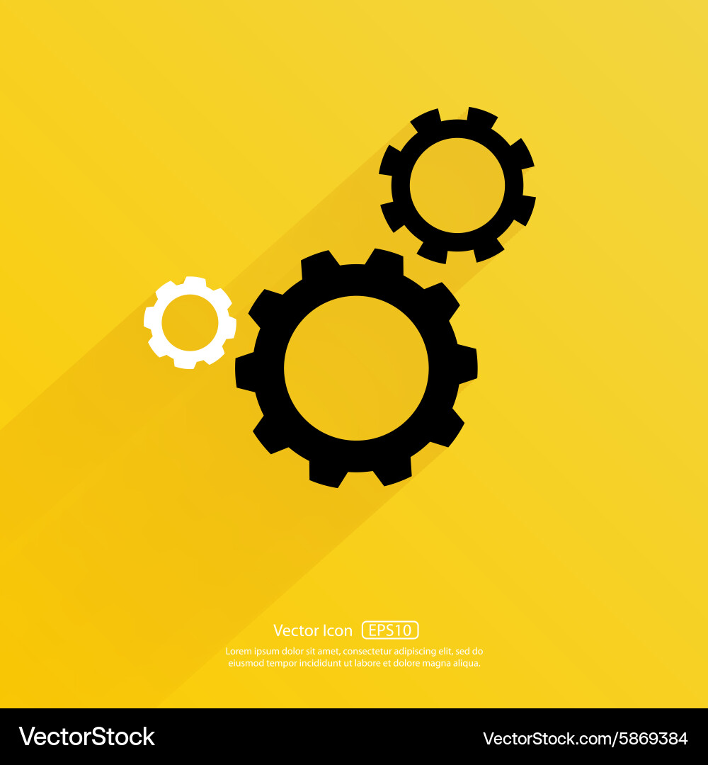 Getriebemechanik Icon - Technologie & Innovation Vektorbild