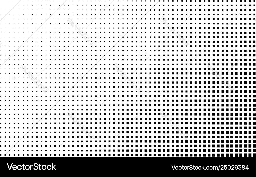 Halftone Gradient Square Background vector image