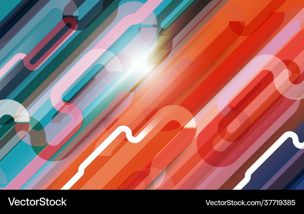Abstract geometric colorful overlap background Abstract geometric colorful overlap background vector image