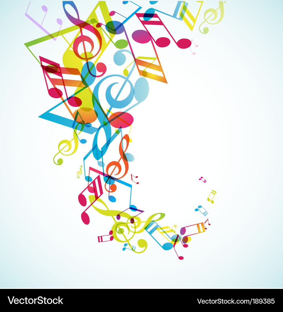 Abstract Musical Background vector image