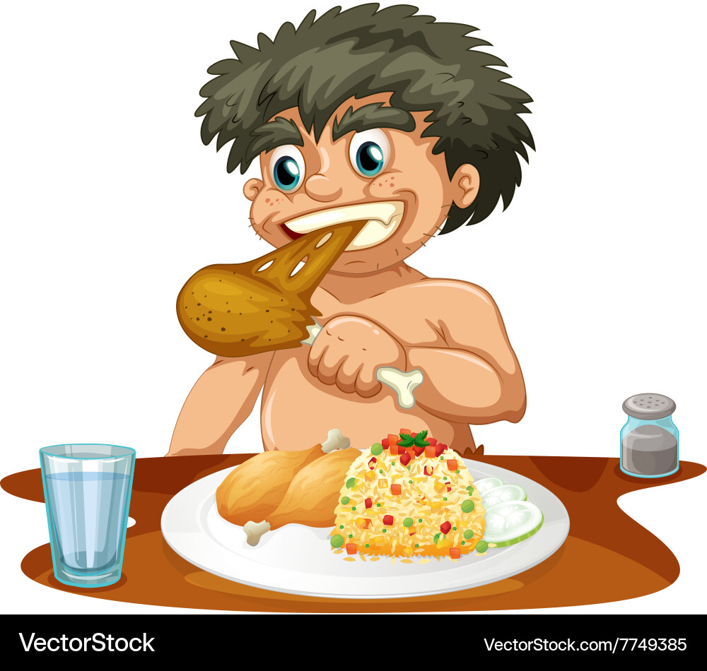 Man eating rice Vector Images \u0026 Graphics for Commercial Use | VectorStock, image size:1000x950