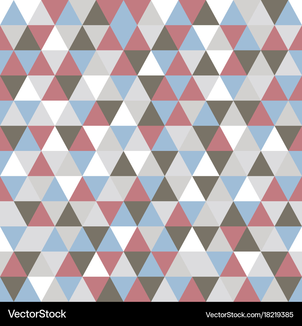 Triangle pattern with retro and fashion concept vector image