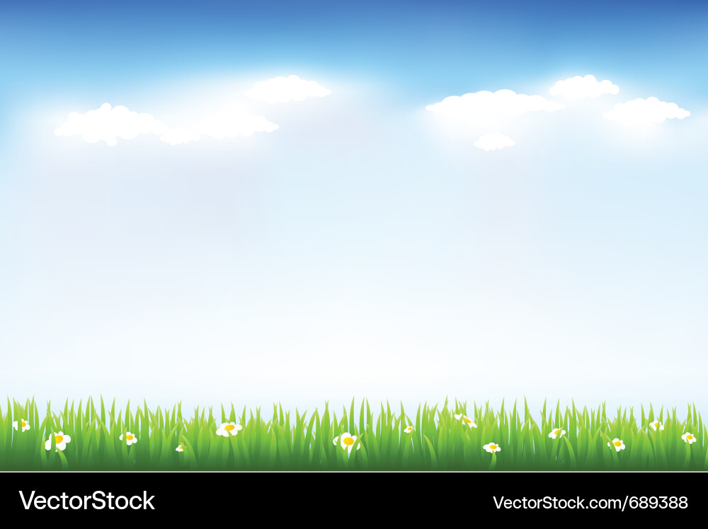 Green landscape Royalty Free Vector Image - VectorStock