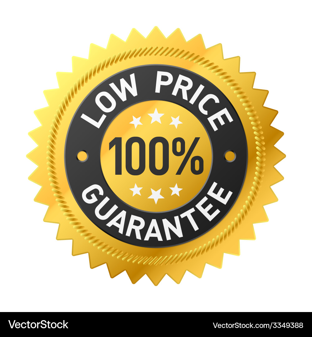 Low price guarantee sticker