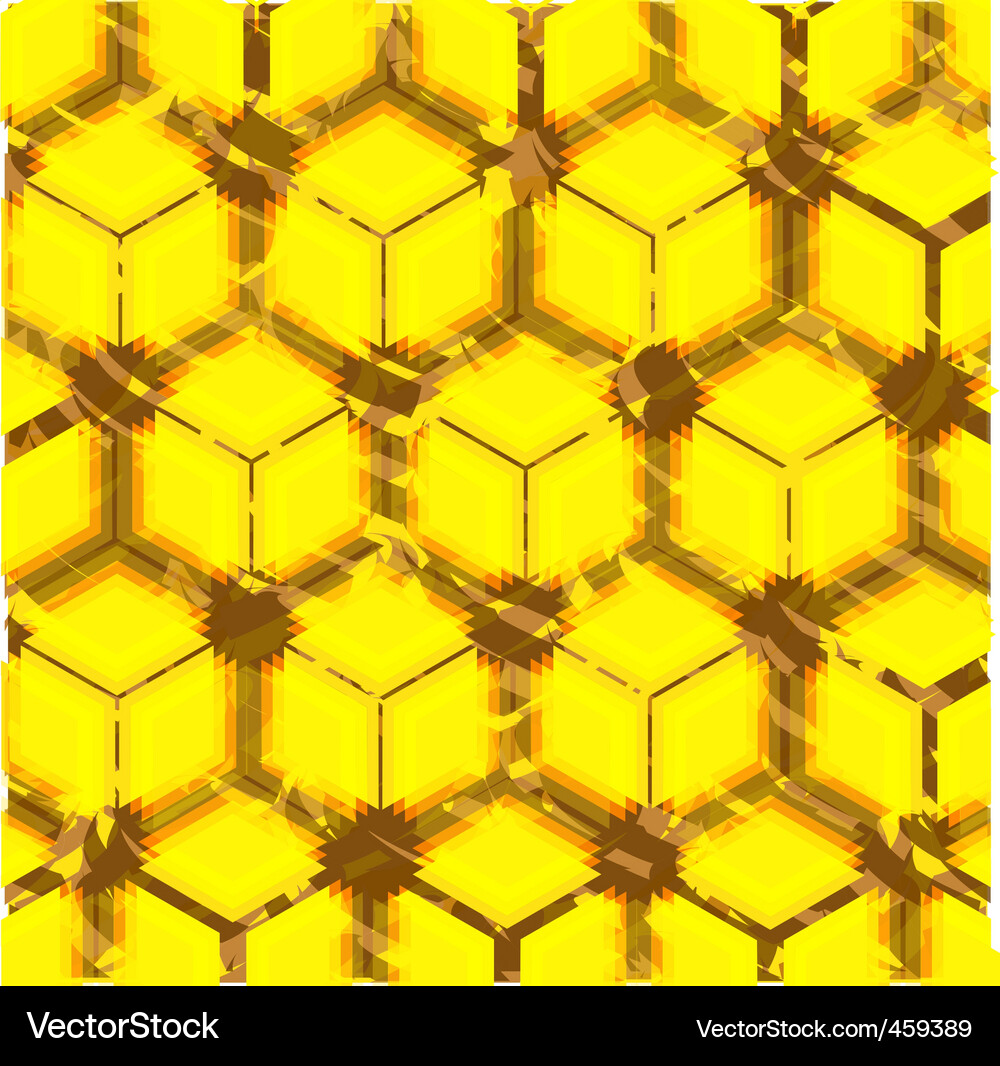 Cube geometric pattern Vector Image