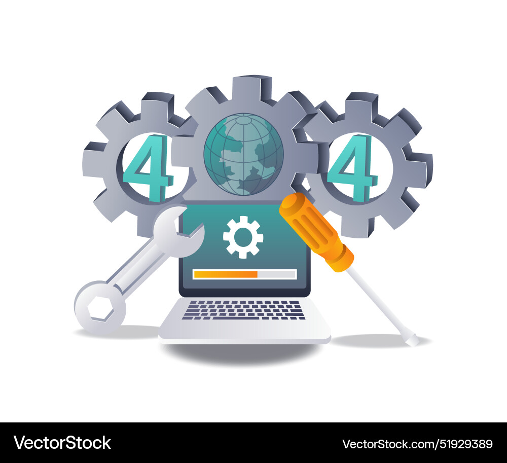 Effective methods to resolve error 404 messages Effective methods to resolve error 404 messages vector image