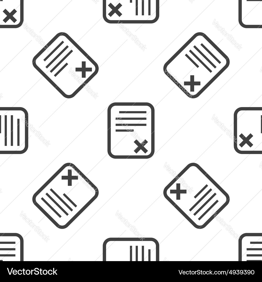 Declined document pattern Vector Image