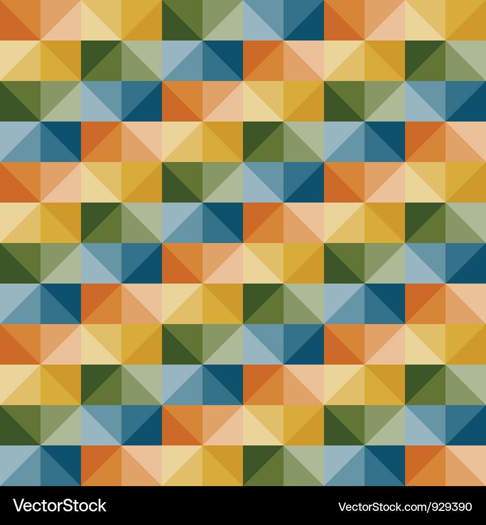 Geometric Tile Pattern Vector Image
