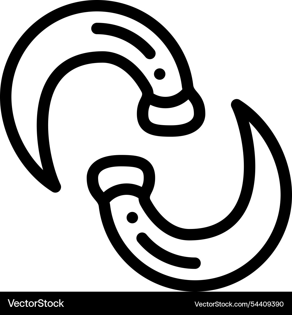 Left align icon thin linear style design isolated Left align icon thin linear style design isolated vector image