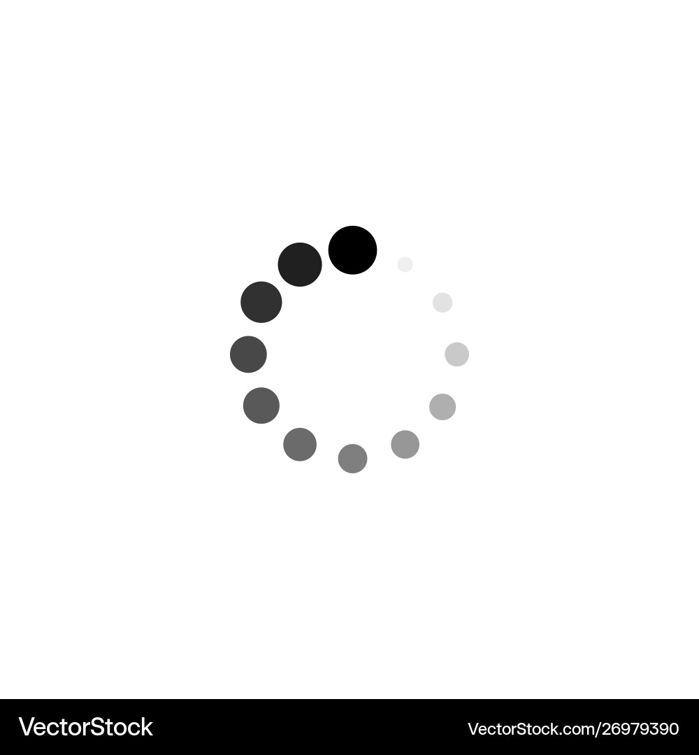Loading icon load white background Vector Image
