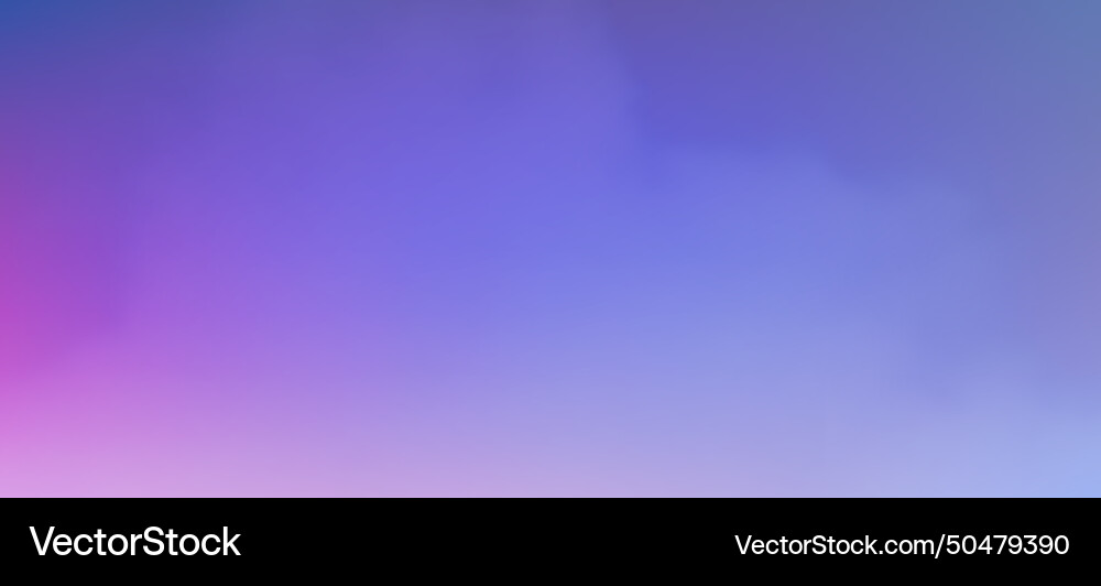 Modern colorful gradient background with clouds vector image