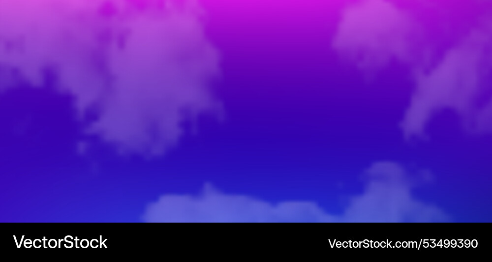Modern colorful gradient background with clouds Modern colorful gradient background with clouds vector image
