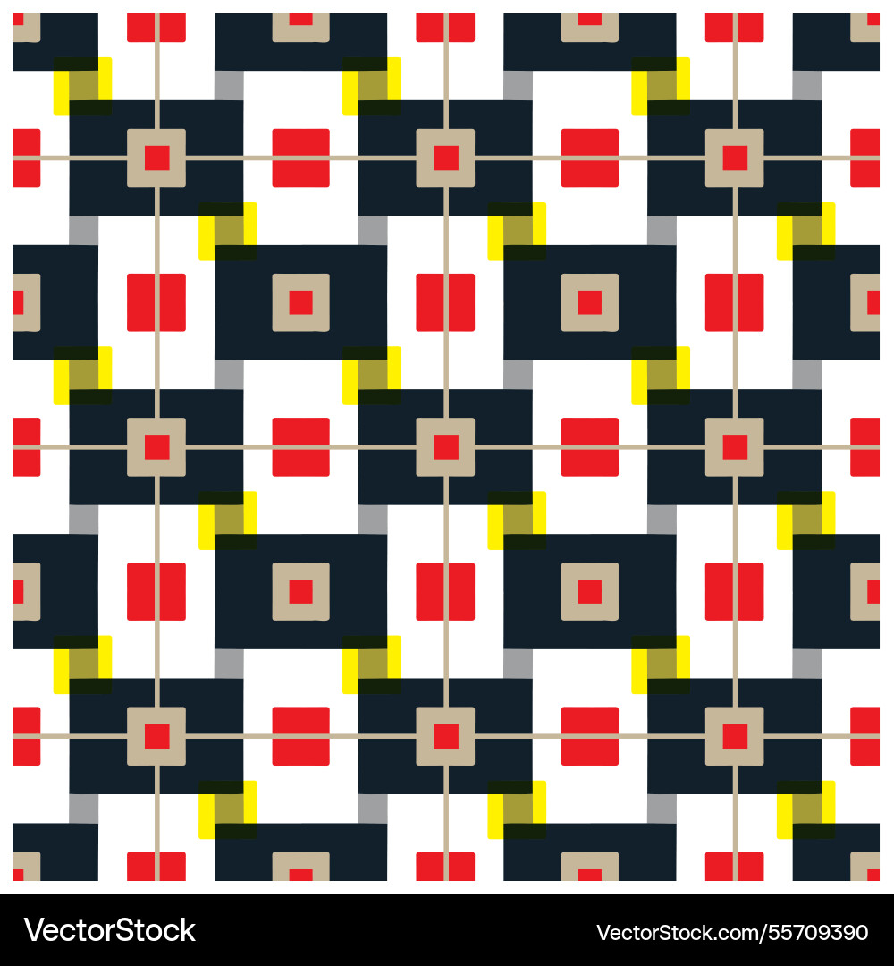 Seamless geometric abstract print pattern Seamless geometric abstract print pattern vector image