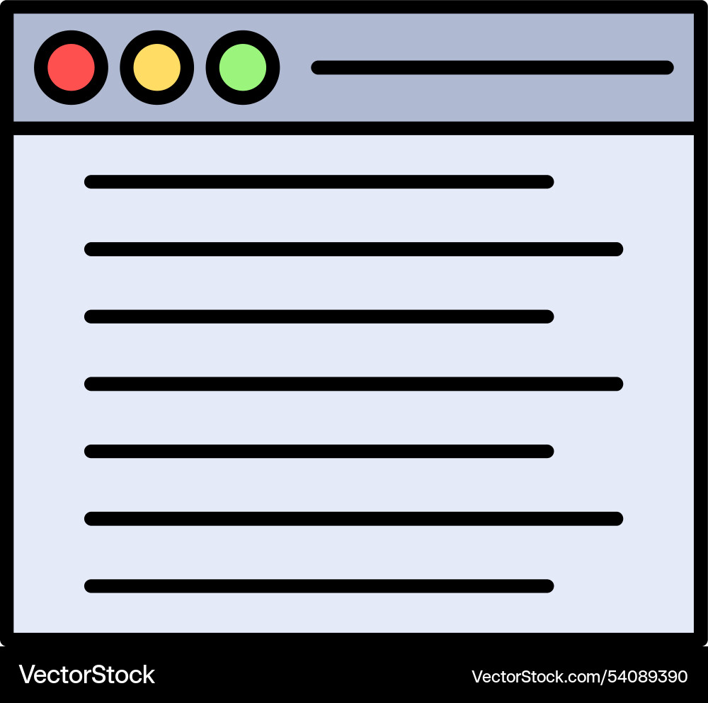 Web line filled icon design Vector Image