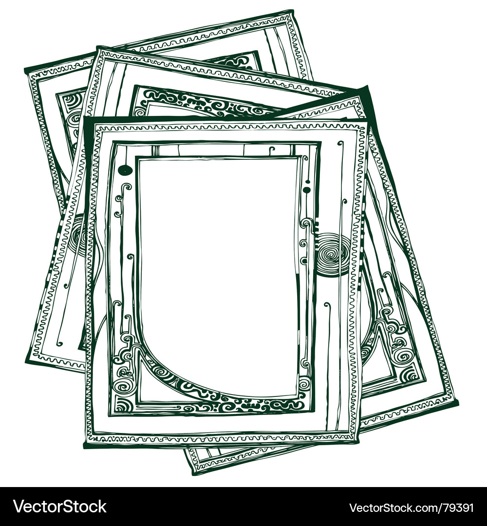 Decorative Frame Patterns Vector Image