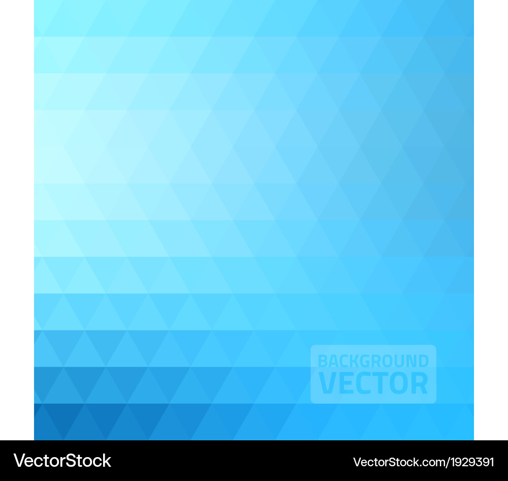 Dynamic Blue Triangle Pattern vector image