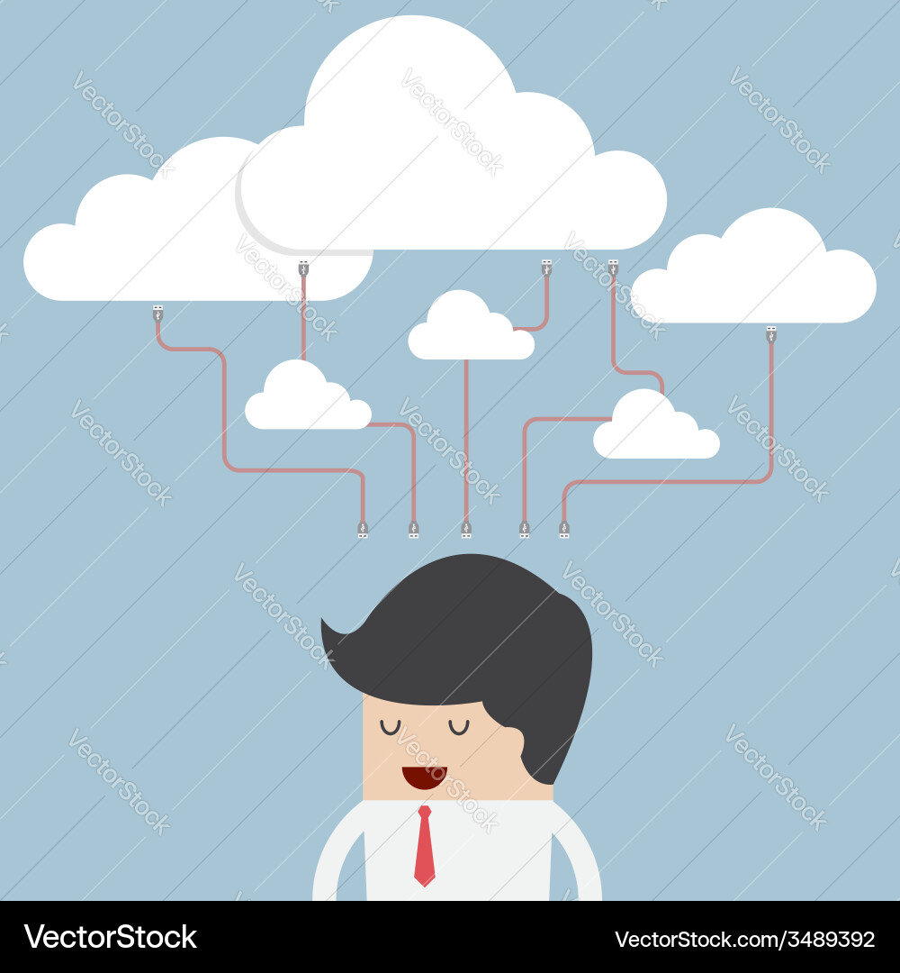Cloud Computing Network vector image