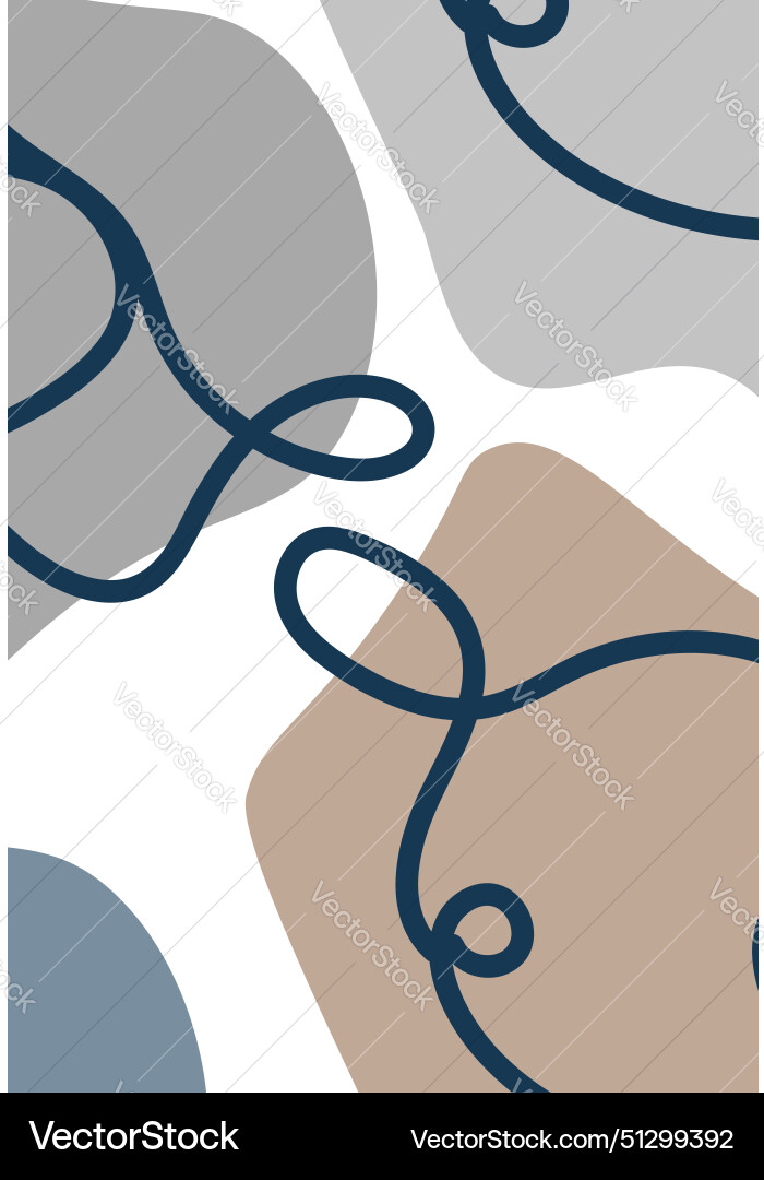 Seamless pattern with abstract geometric shapes vector image