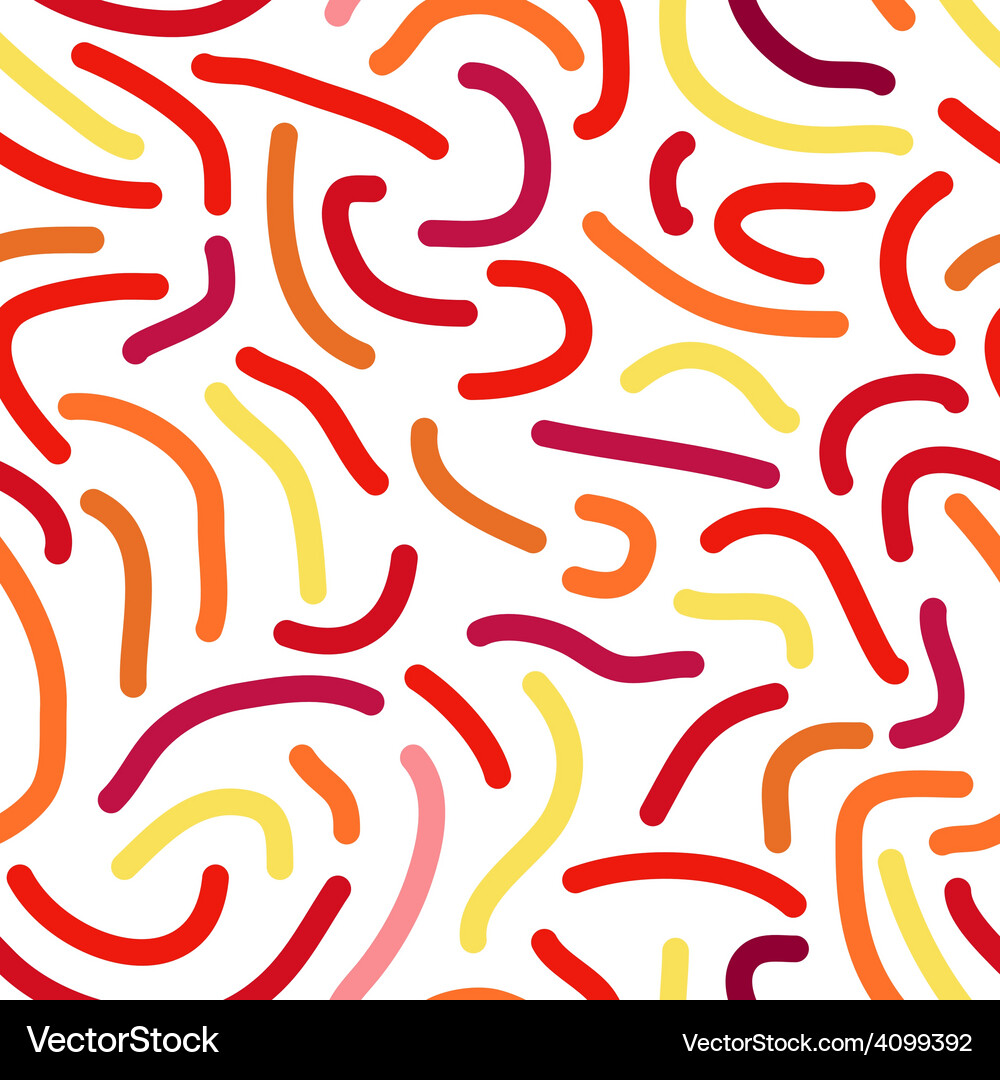 Seamless worm pattern Vector Image