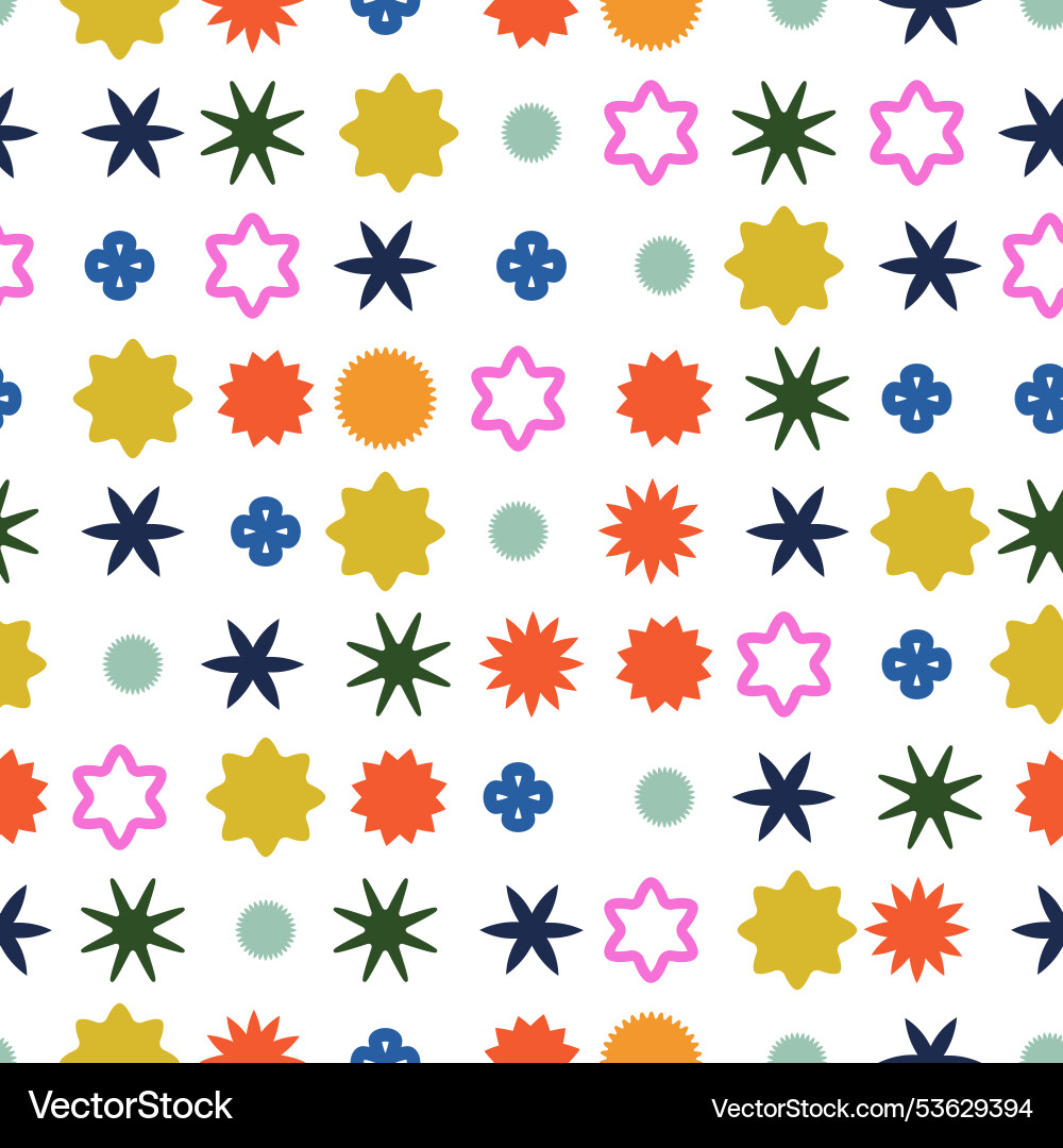 A colorful abstract seamless pattern featuring A colorful abstract seamless pattern featuring vector image
