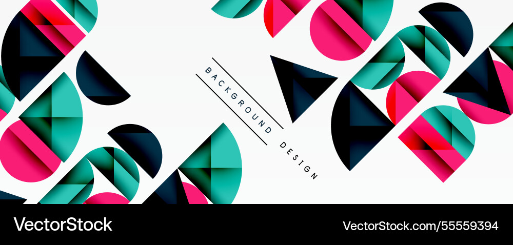 Abstract geometric pattern with intersecting Abstract geometric pattern with intersecting Vector Image