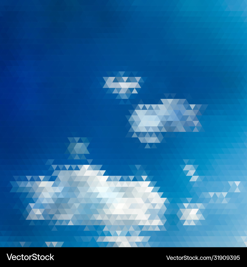 Abstract sky with triangular pattern Abstract sky with triangular pattern vector image