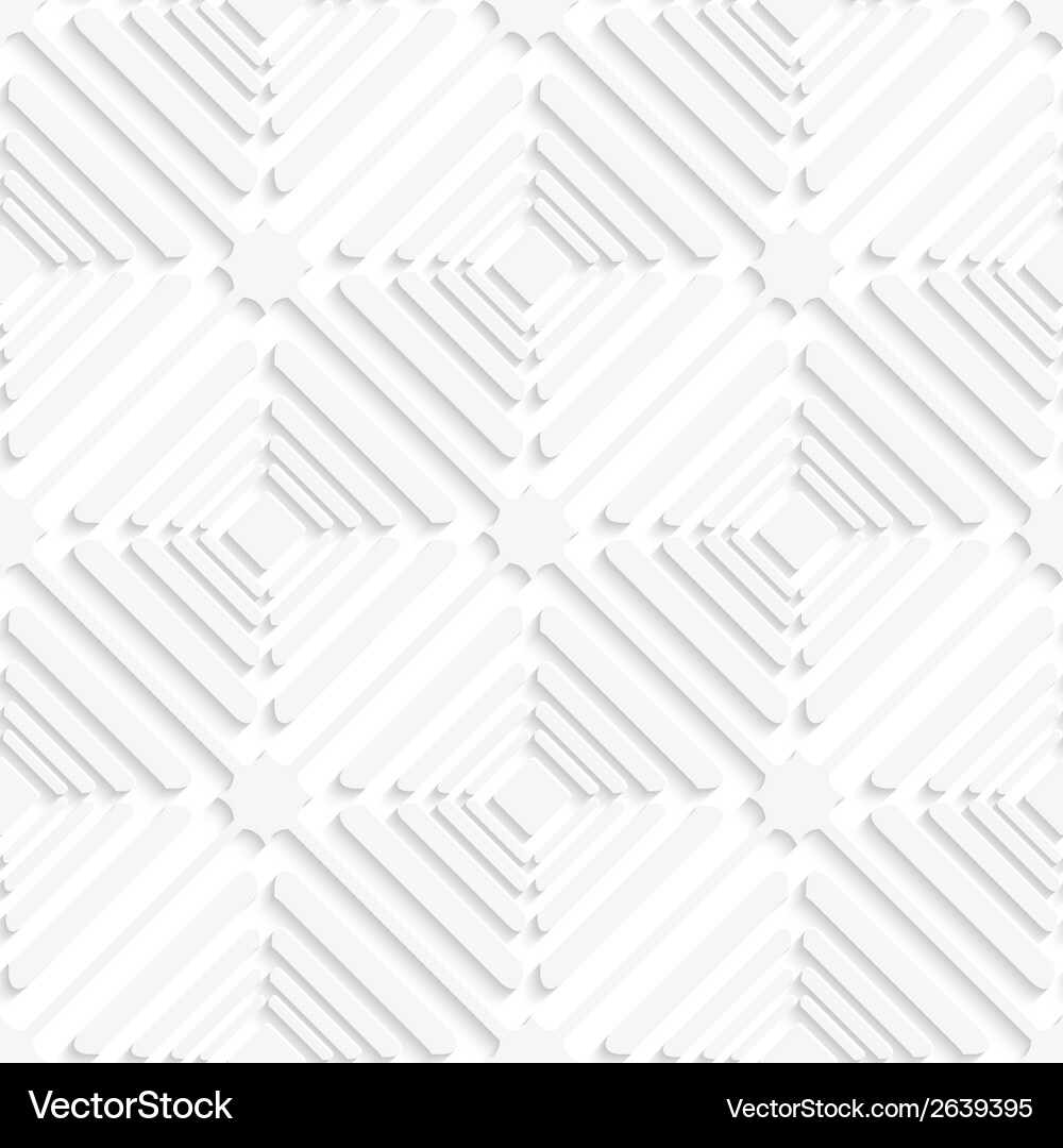 Diagonal white offset squares pattern Vector Image