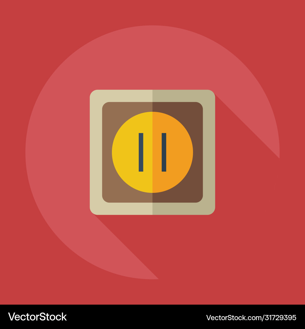 Flat modern design with shadow icons socket Flat modern design with shadow icons socket vector image