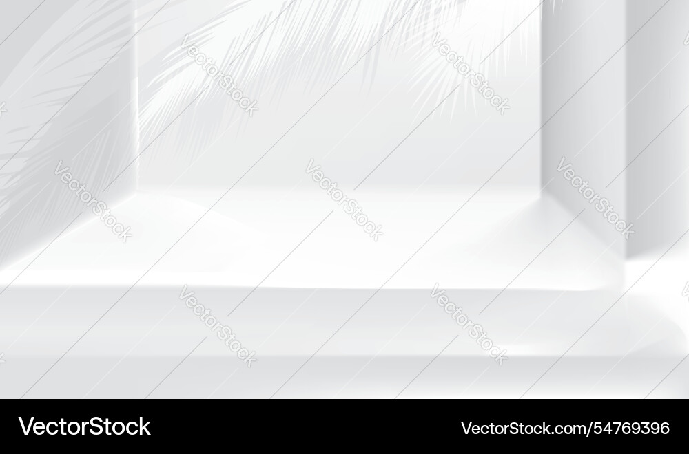 3d clean soft stage background product display 3d clean soft stage background product display vector image