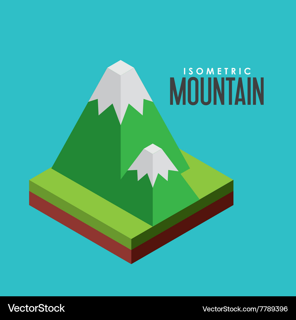 Isometrics objects design Vector Image