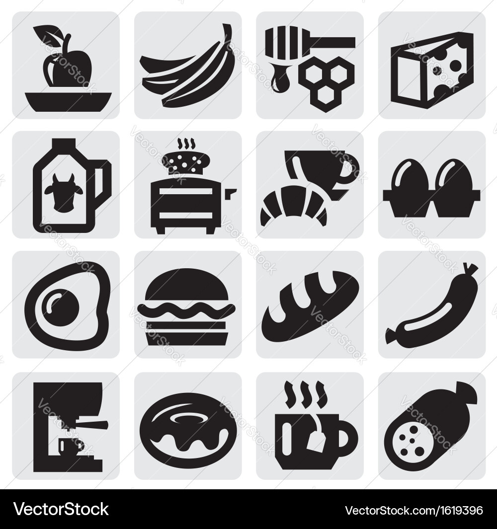 Kitchen set vector image