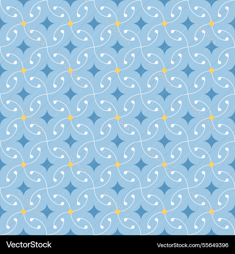 Retro nahtloses Muster mit Dralls dot star Retro nahtloses Muster mit Dralls dot star vektorbild