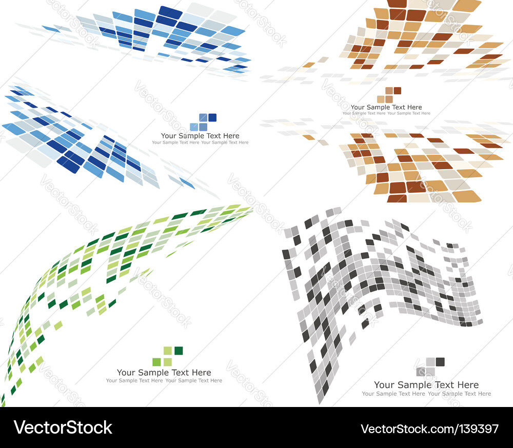 Checked background vector image