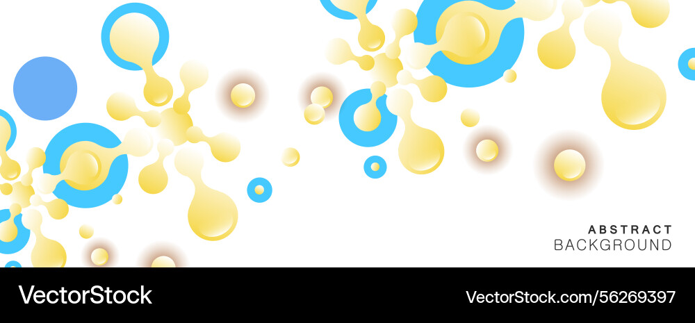Design abstract connect science pattern Vector Image