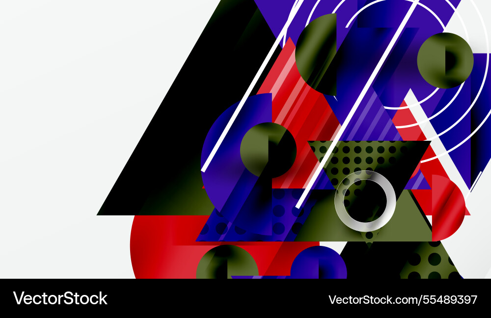 Modern abstract design with overlapping Modern abstract design with overlapping Vector Image