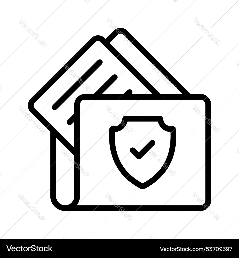 Secure folder Vector Image