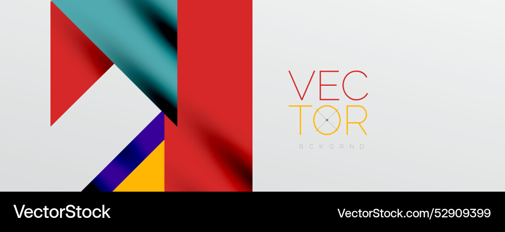 Dynamic lines and triangles Vector Image