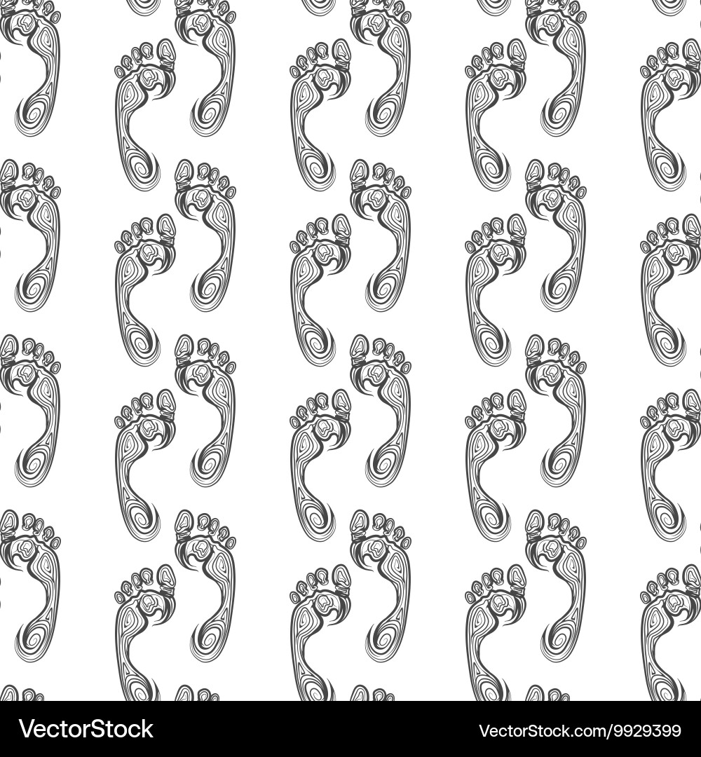 Seamless pattern with steps vector image